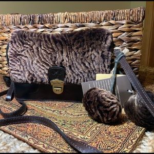 Patricia Nash Sherpa Shearling Crossbody
